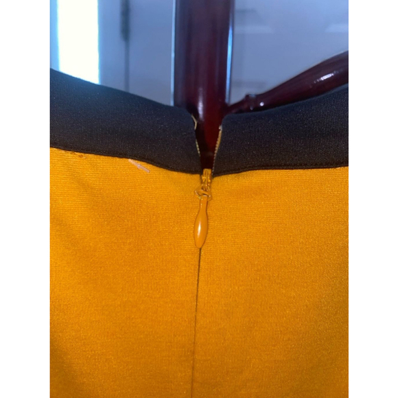 Women's New York & Company Yellow and Black Dress Size XXL - Picture 6 of 8